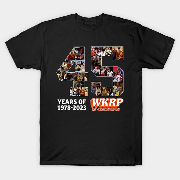 45 th wkrp T-Shirt by Villages Of Izbor